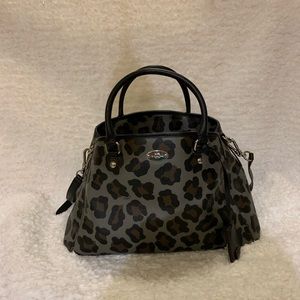 Leopard Print Coach Crossbody Purse